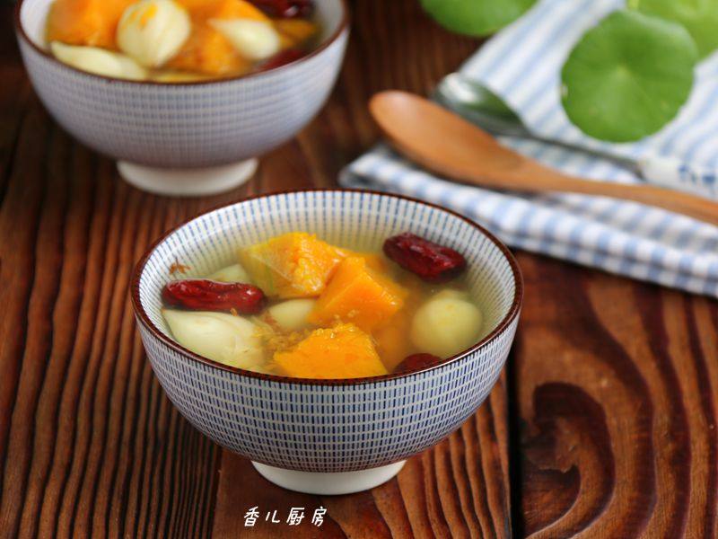 Steps for Cooking Osmanthus Lily Pumpkin Soup