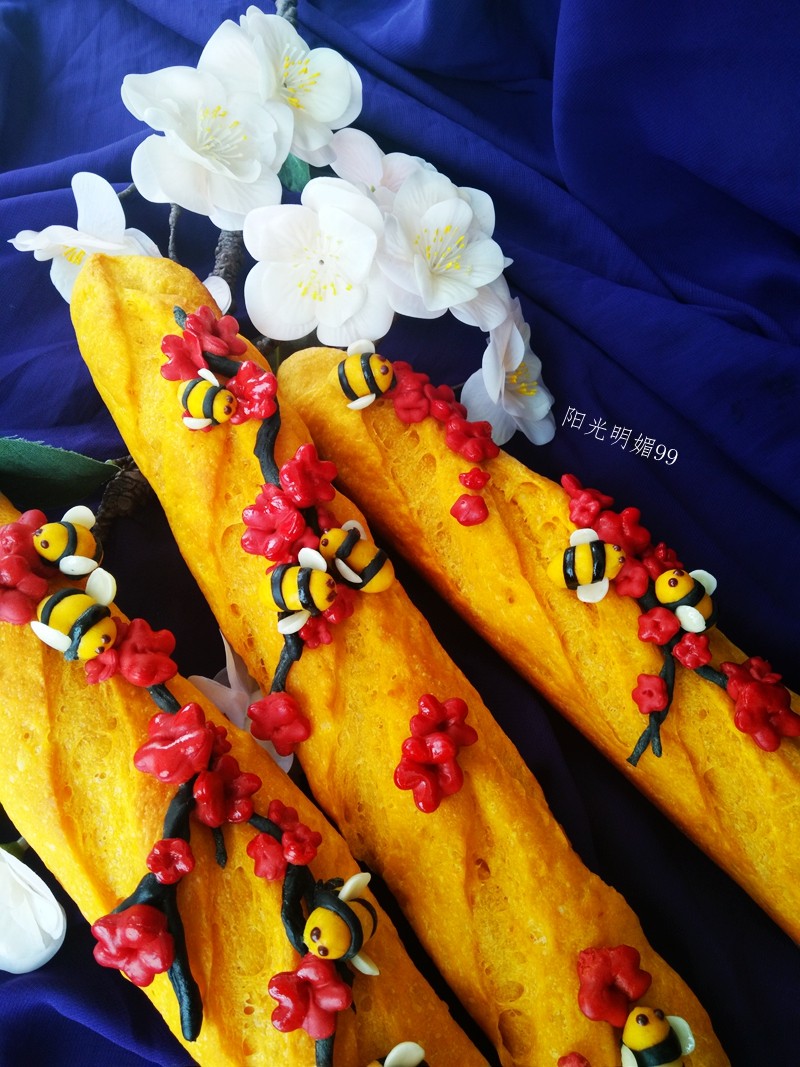 Cherry Blossom Baguette Making Steps