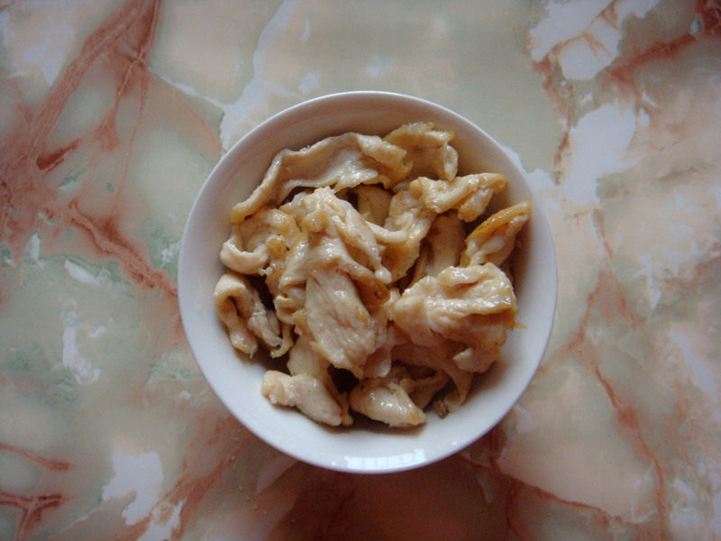 Steps for making Sautéed Chicken with Wood Ear Mushrooms in Vinegar Sauce