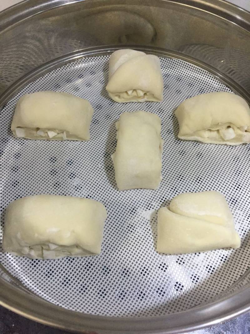 Steps for Making Fresh Milk and Taro Steamed Bun