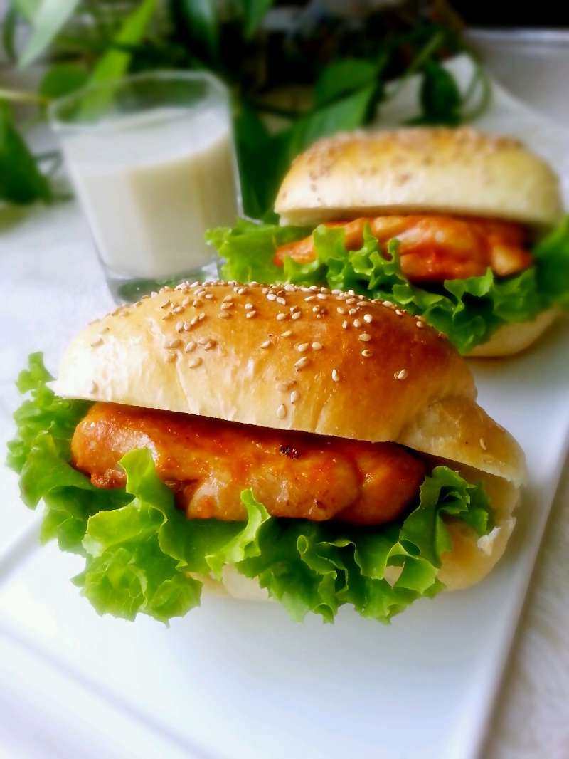 Steps for Making Teriyaki Chicken Burger