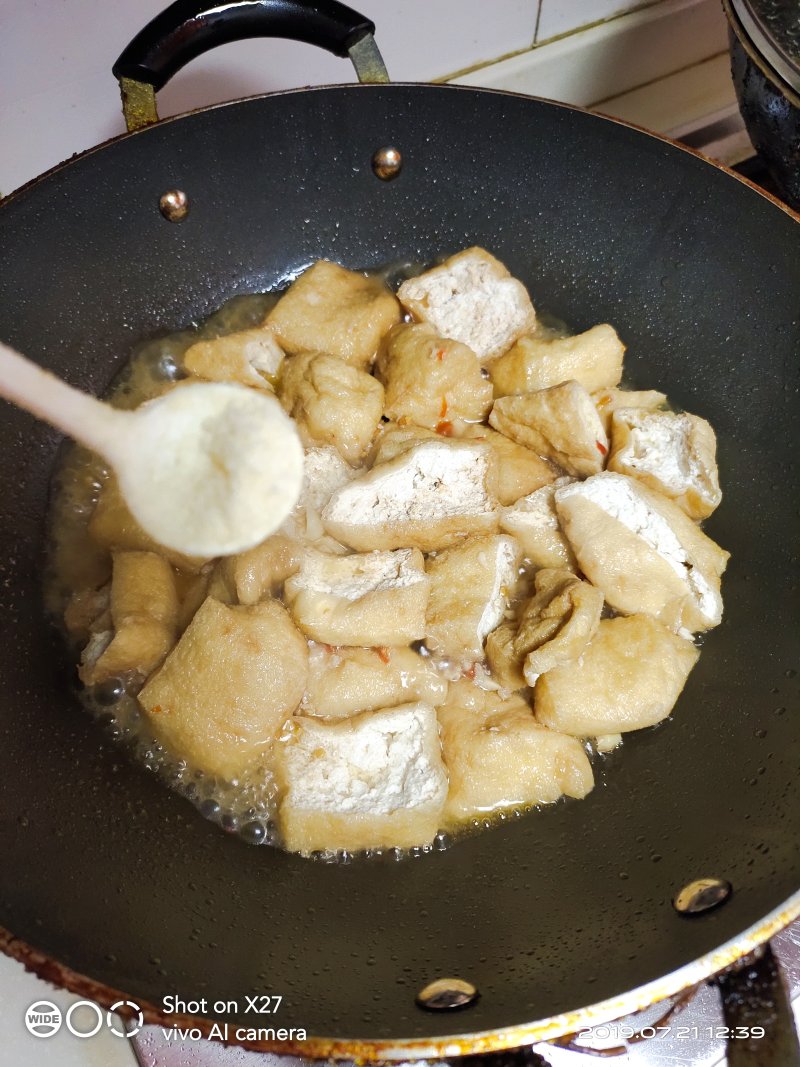 Steps for Cooking Minced Pork Stir-fried Tofu