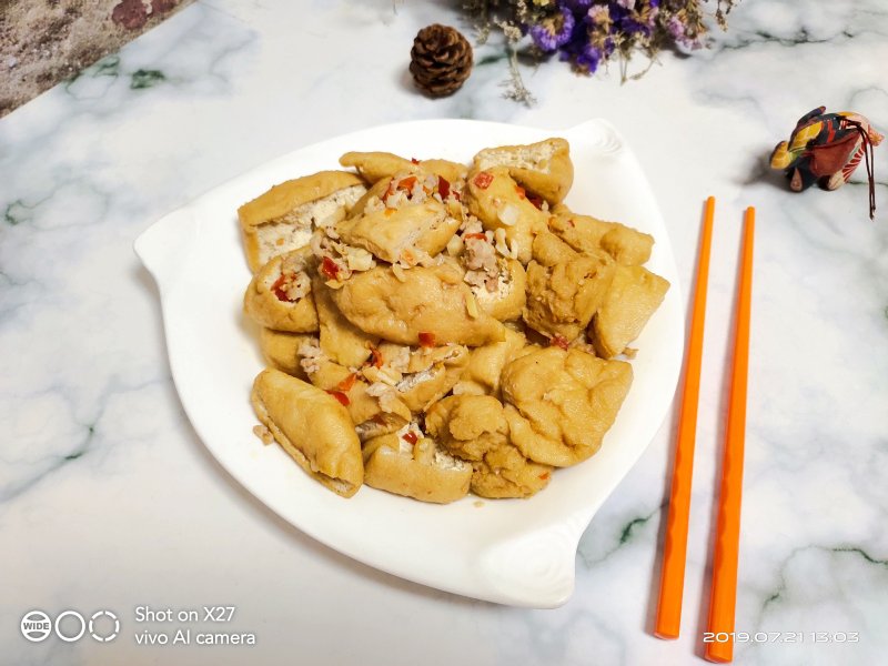 Steps for Cooking Minced Pork Stir-fried Tofu