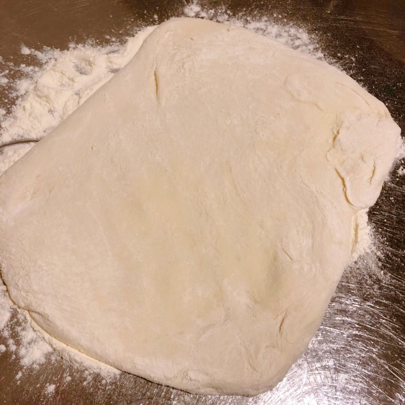 Steps for Making No-Knead Meat Pie