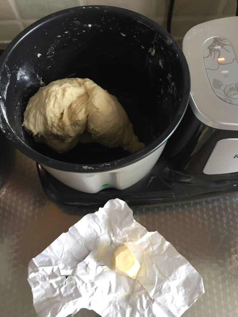 Steps for Making Ham and Cheese Bread, Old Dough Fermentation Version