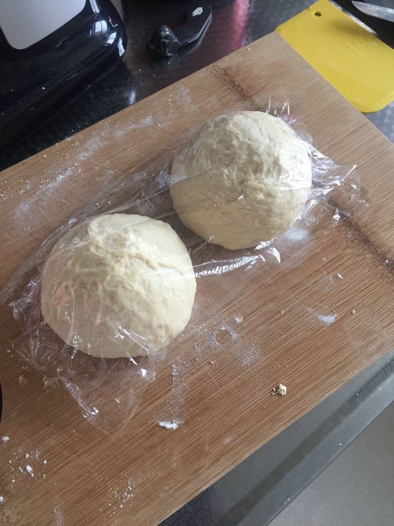 Steps for Making Ham and Cheese Bread, Old Dough Fermentation Version