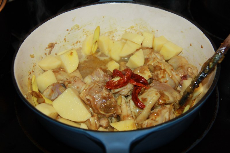 Nyonya Lemongrass Curry Chicken Cooking Steps