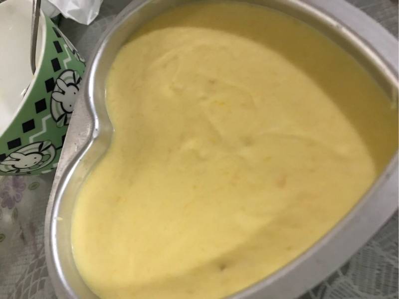 Steps for Making Mango Mousse Cake with Fresh Cream