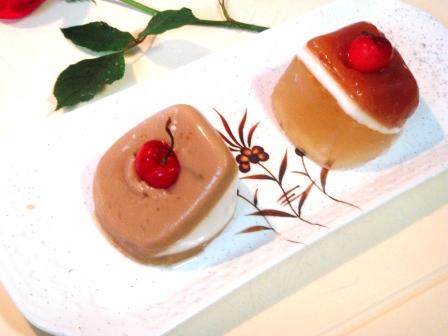 Cherry Osmanthus Pudding