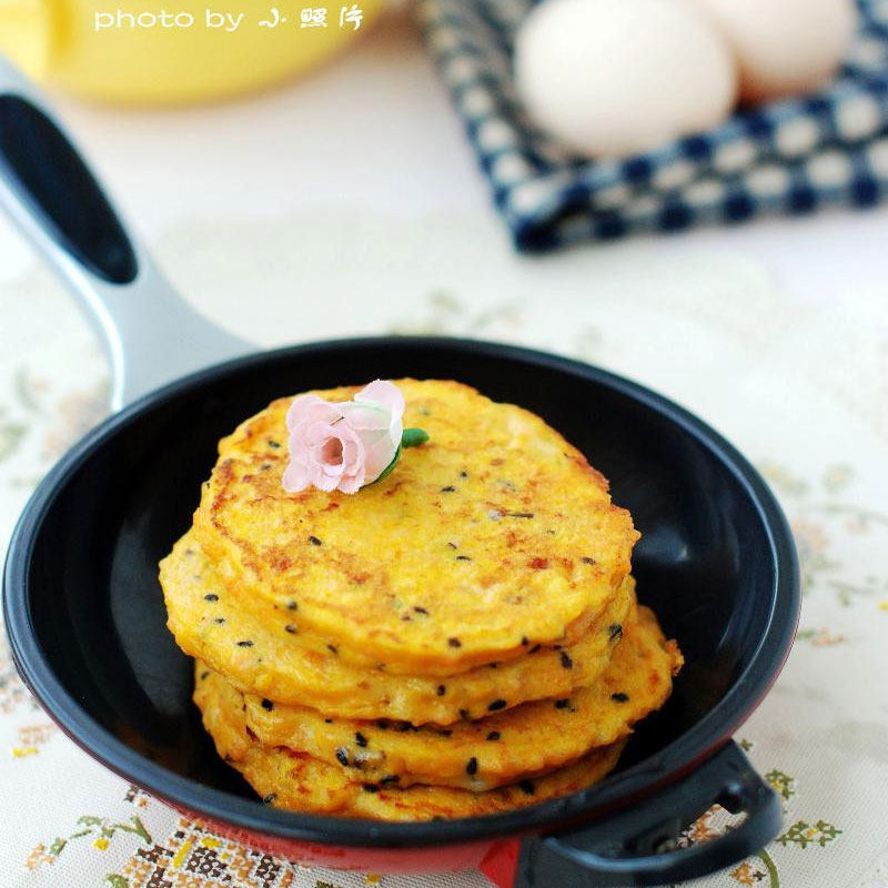 Milky Salmon Pumpkin Pancakes - Nutritious Meal for Kids