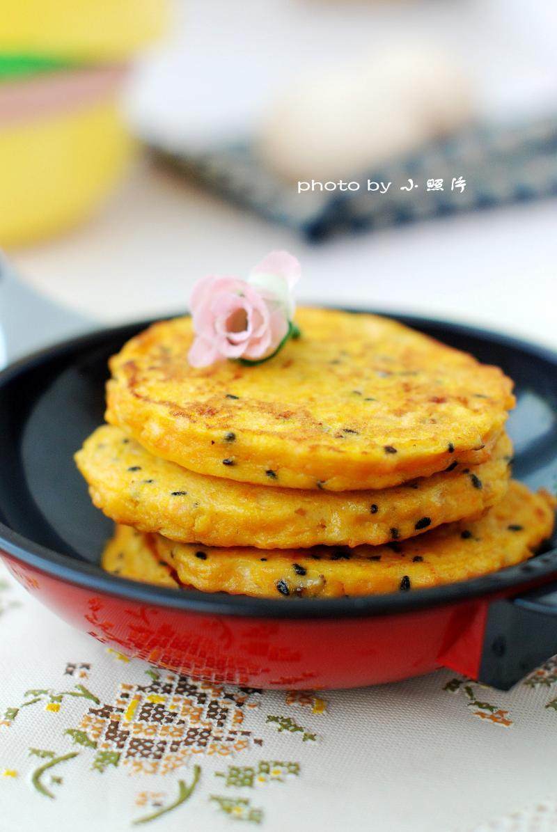 Milky Salmon Pumpkin Pancakes - Nutritious Meal for Kids Cooking Steps