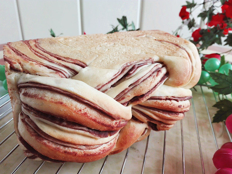 Steps for making Coconut Red Bean Toast