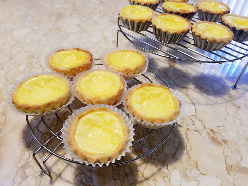 Steps for Making Egg Tarts