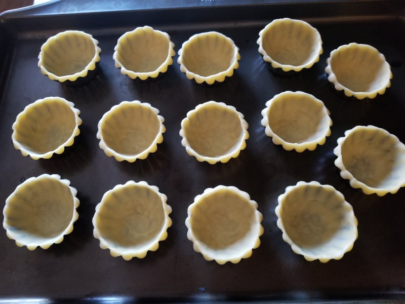 Steps for Making Egg Tarts