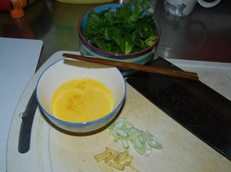 Steps to Make Celery Leaf Egg Soup