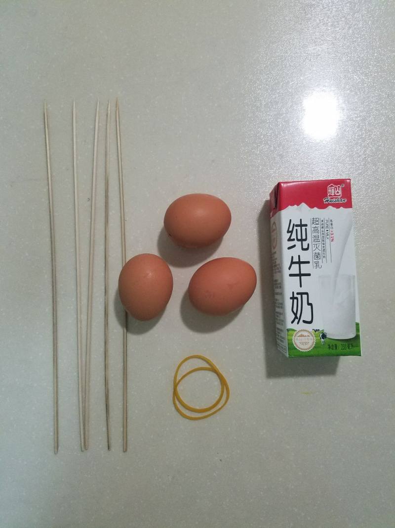 Steps for making Sakura Tamagoyaki