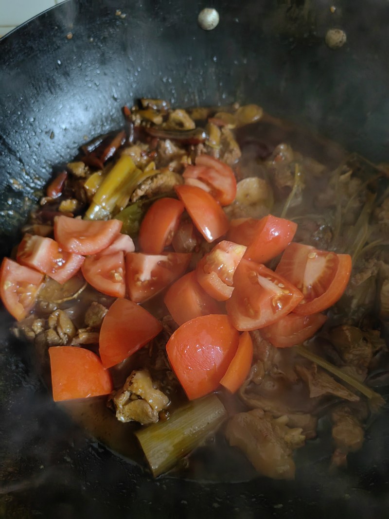 Boneless Chicken and Green Bean Stew Cooking Steps