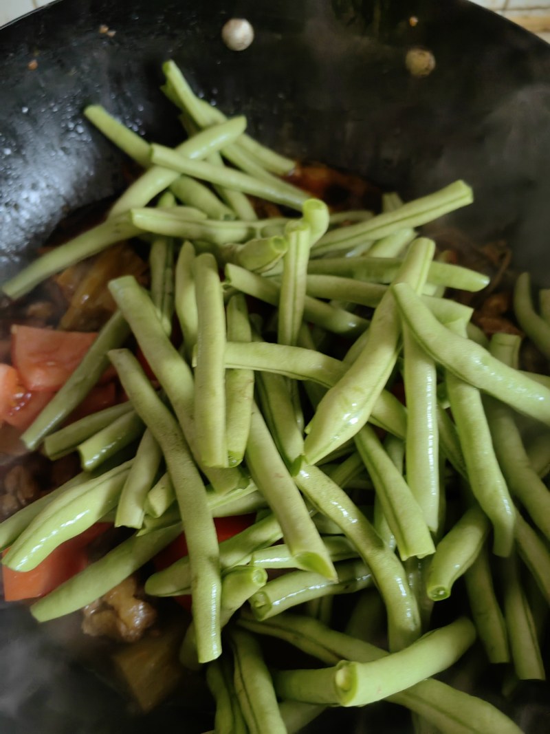 Boneless Chicken and Green Bean Stew Cooking Steps