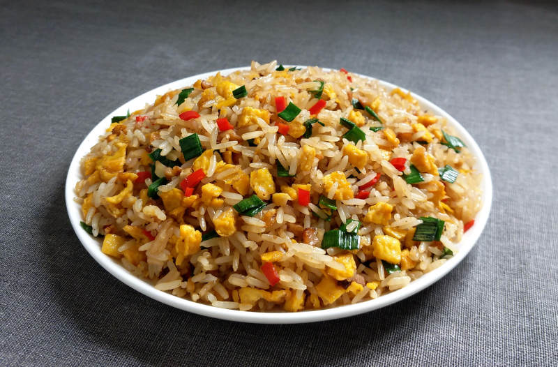 Radish and Egg Fried Rice