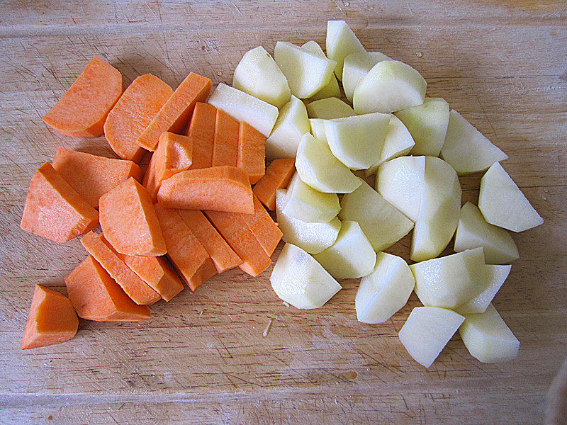 Steps for Making Baked Cheese Sweet Potato Mash