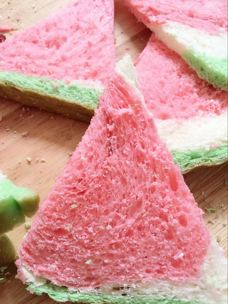 Cute Watermelon Toast