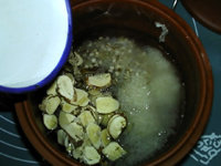 Steps to Make Astragalus Lily Coix Seed Porridge