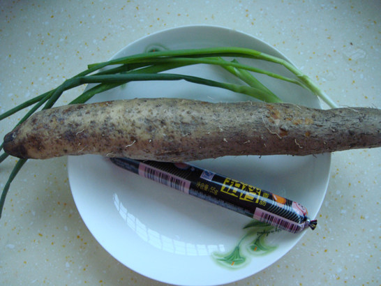 Steps for Making Yam and Ham Stir-Fry