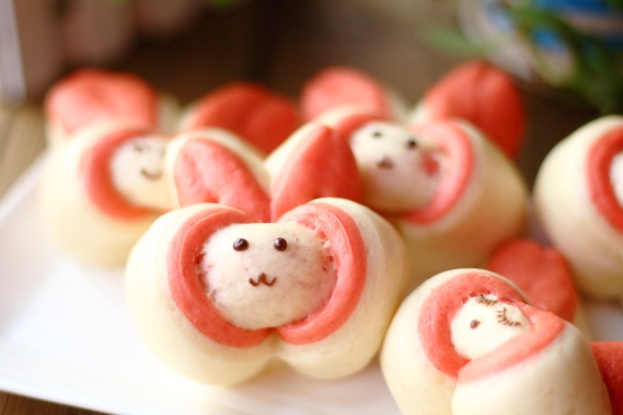 Steps for Making Rabbit Steamed Buns