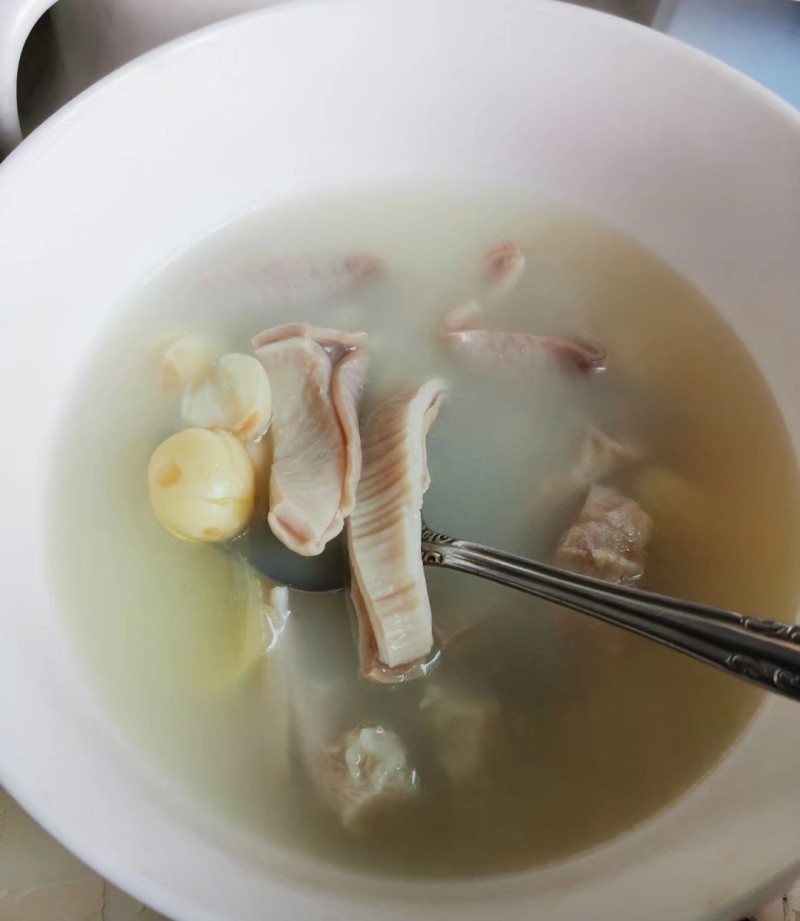 Pork Stomach and Lotus Seed Soup