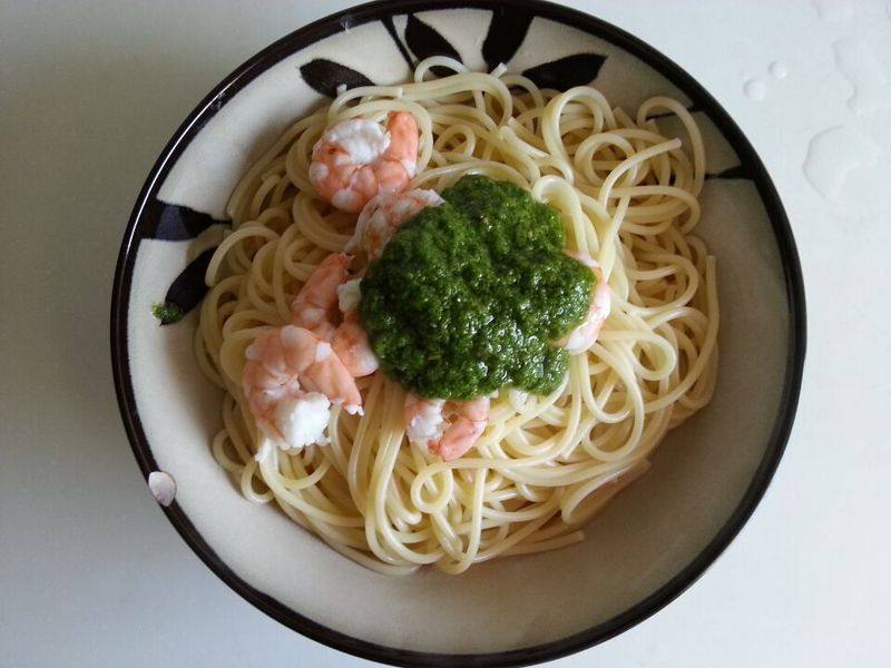 Steps for Making Italian Pesto Pasta