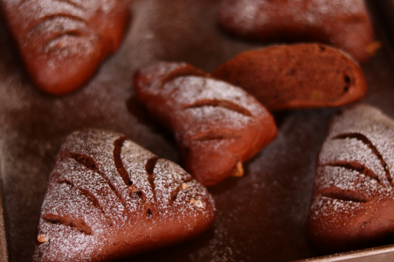 Steps for making Walnut Raisin Chocolate Bread