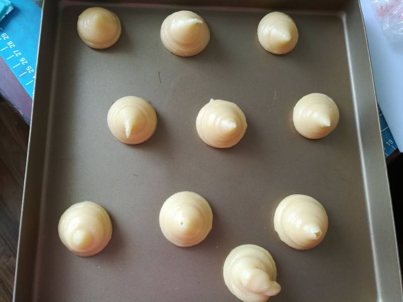 Whack-a-Mole Cream Puffs Making Steps