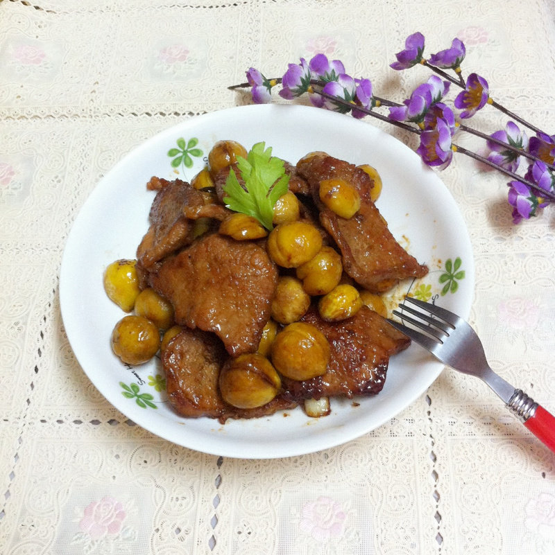 Steps for Pork Chop Braised with Chestnuts