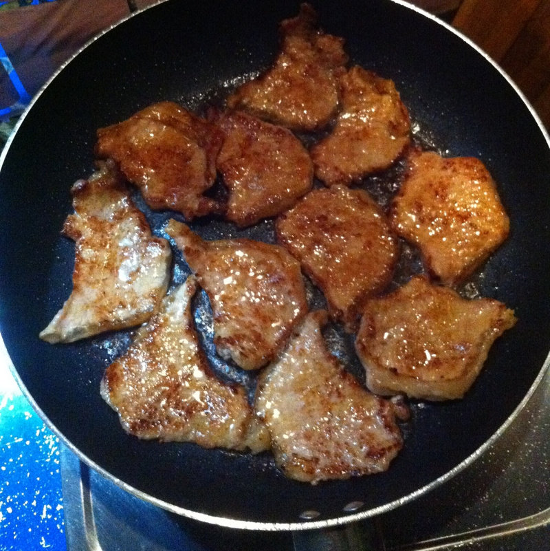 Steps for Pork Chop Braised with Chestnuts