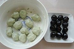 Steps for Cooking Green Tea Red Bean Glutinous Rice Balls