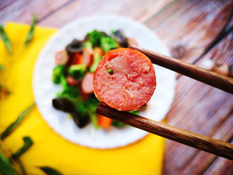 Broccoli and Beef Sausage Stir Fry