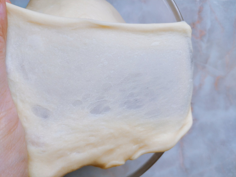 Cooking Steps for Egg Yolk, Pork Floss, Mashed Taro, and Red Bean Bun