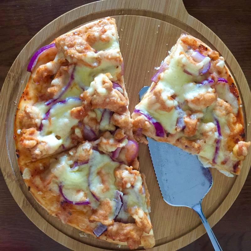 Steps to make Orleans Grilled Chicken Pizza