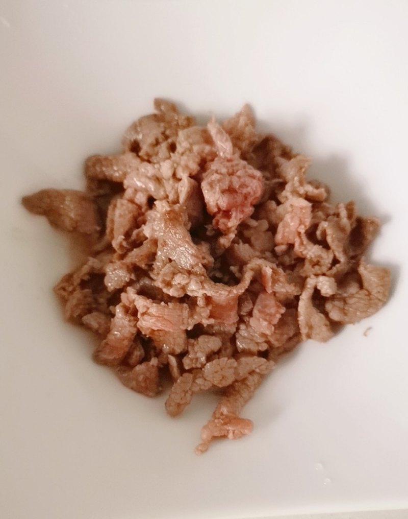 Steps for Stir-Fried Beef with Radish