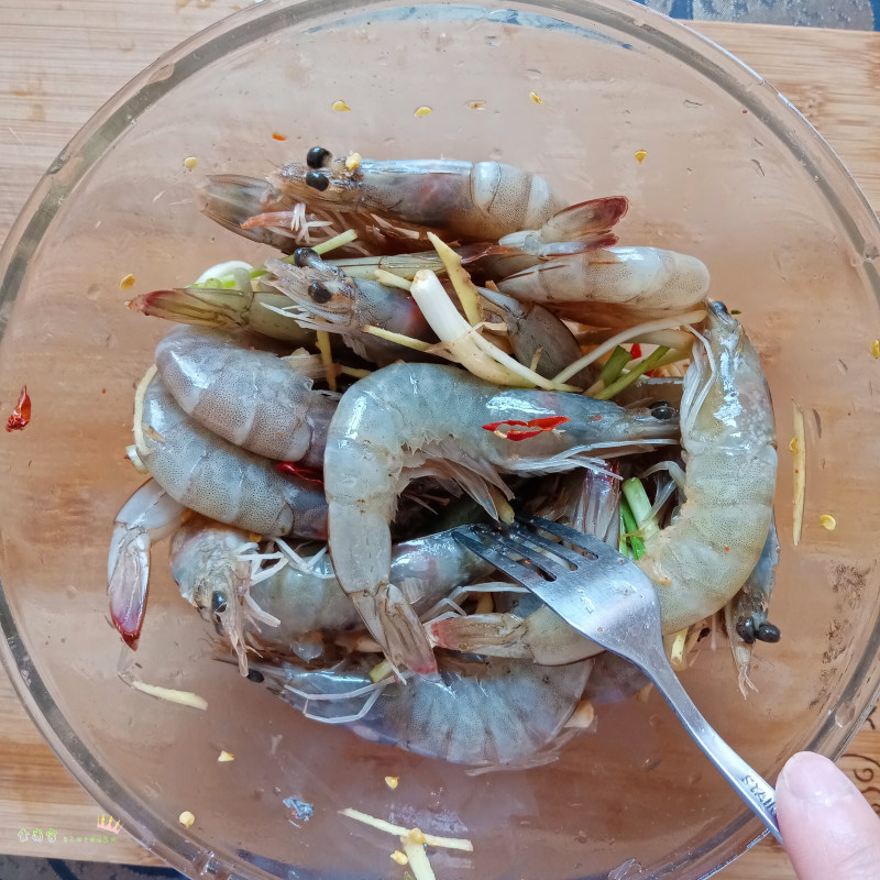 Grilled Shrimp in Foil, Garlic Shrimp, Oven-Baked Shrimp, Oven-Baked Vegetables Cooking Steps