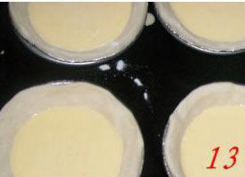 Steps to Make Crispy Egg Tart