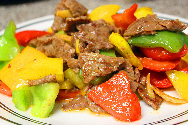 Colorful Bell Pepper Beef