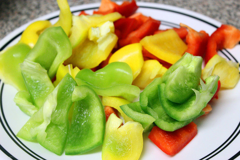 Steps for cooking Colorful Bell Pepper Beef