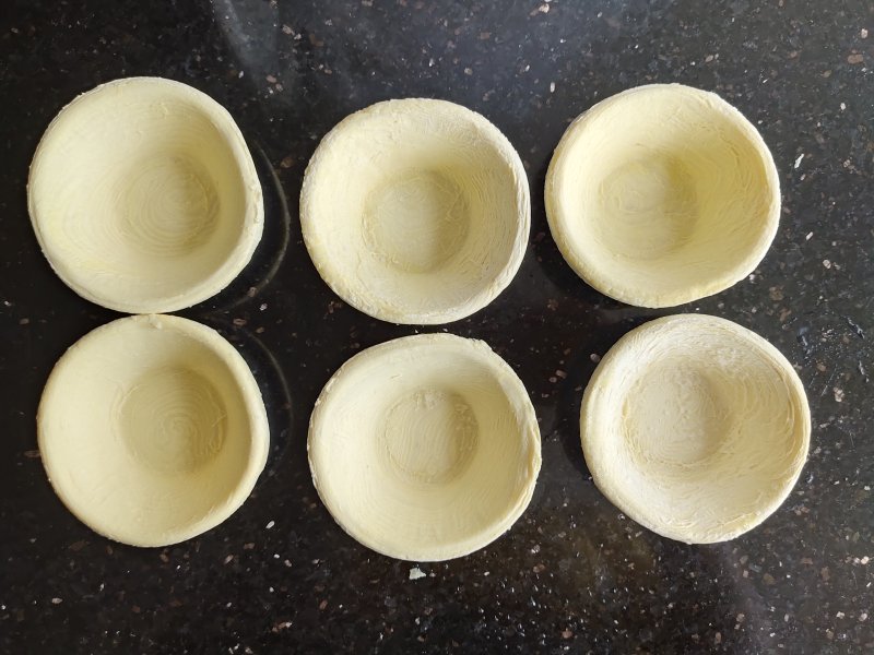 Steps for making Portuguese Egg Tart