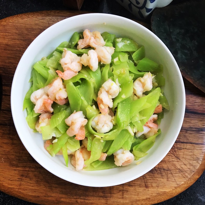 Sautéed Bamboo Shoots with Shrimp