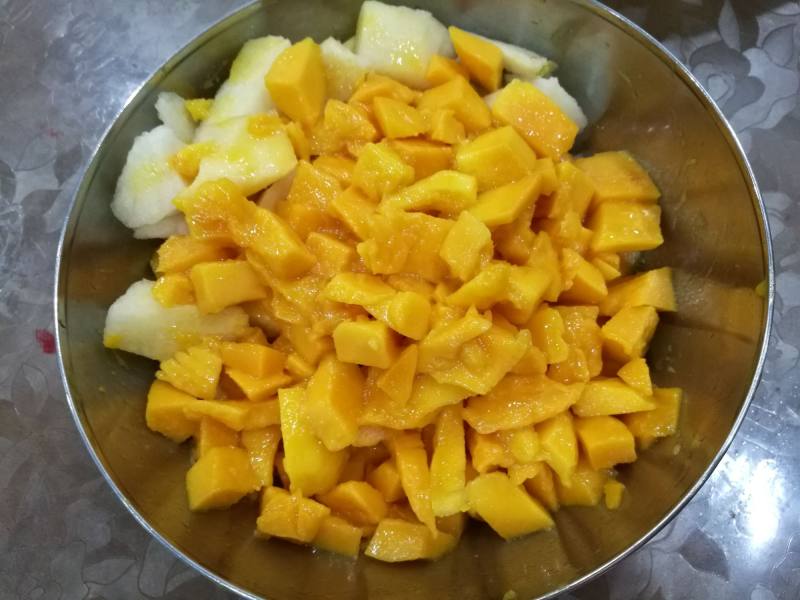 Snow Pear Mango Juice Cooking Steps