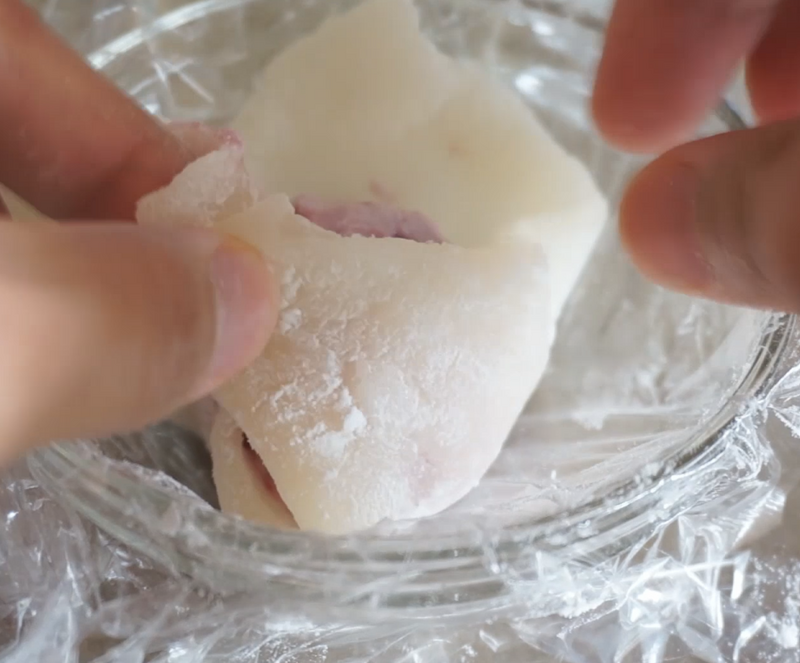 Steps for Making Japanese Ice Cream Daifuku (Ice Cream Mochi)