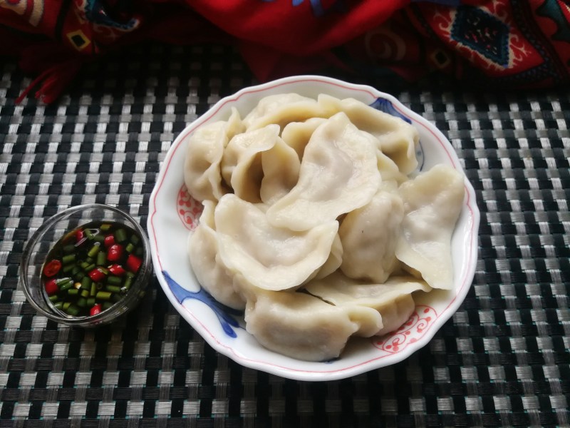 Carrot Mushroom Pork Dumplings