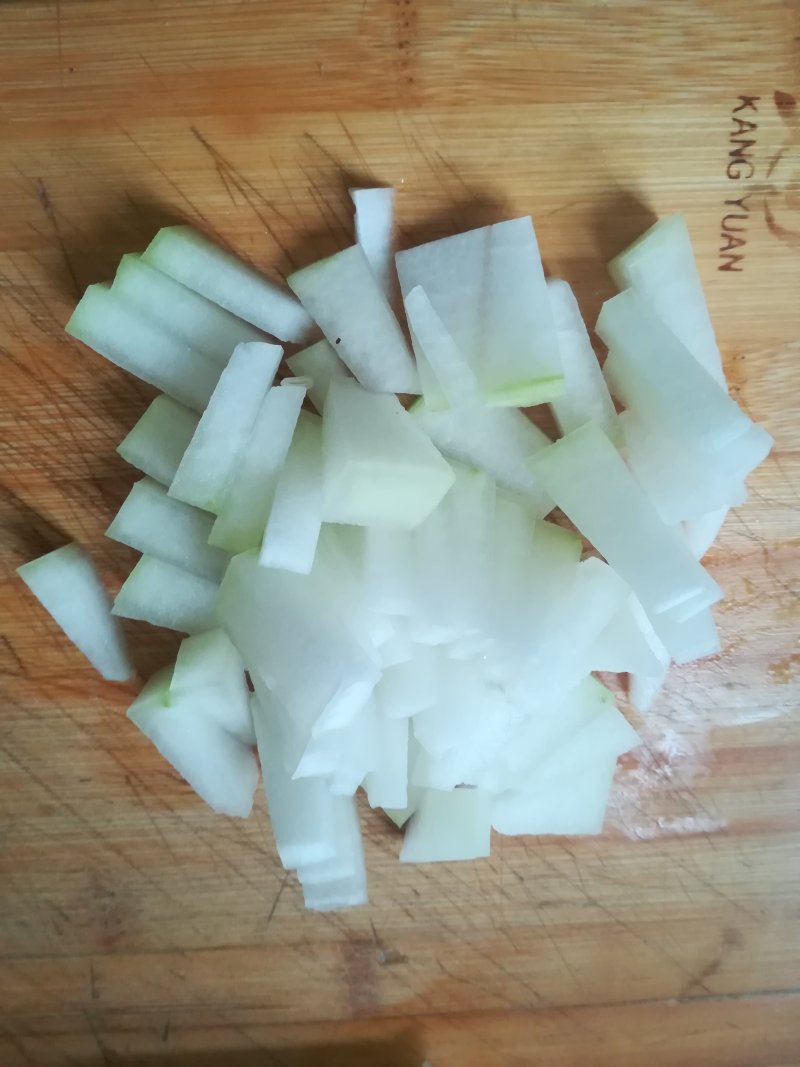 Steps for Cooking Winter Melon and Dried Shrimp Soup