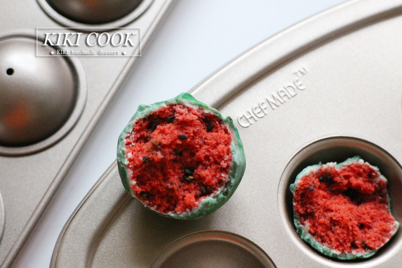 Five-Color Watermelon Cake Balls